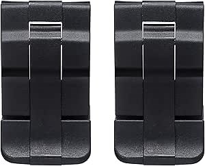 2 Pieces Black Replacement Cooler Latches Black Cooler Latches Plastic Double Throw Medium Latches for Protector Series Compatible with Pelican Coolers