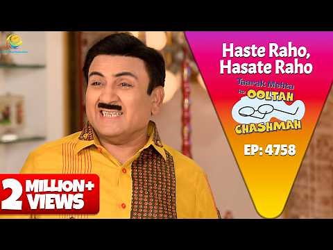NEW! Ep 4758 - Bapuji ने आरती के साथ क्यों Kiya Jetha का स्वागत | Taarak Mehta ka Ooltah Chashmah |