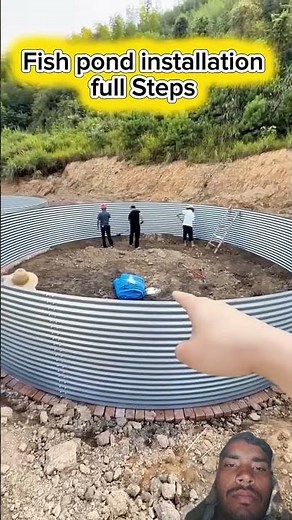 Complete Steps Of Fish Pond Installation #fishtank #fishpond