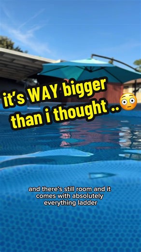 Massive Above Ground Pool - Worth Every Dollar!