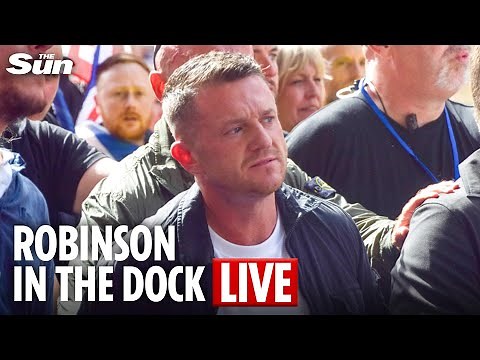 LIVE: Tommy Robinson appears at Westminster Magistrates’ Court after failing to provide Pin to phone