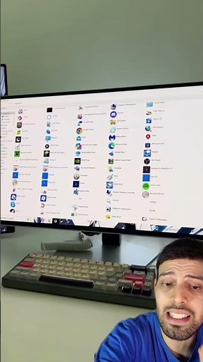 Esse comando mostra TODOS os apps do seu PC (ocultos tb)