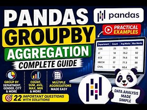 Pandas GroupBy & Aggregation in Python | 22 Practice Questions with Solutions