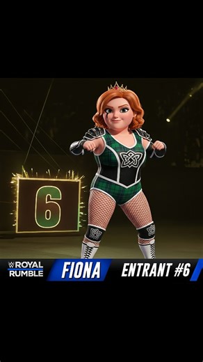 ɴɢᴡ on Instagram: "🐸 Princess Fiona storms in with power 💥 🌊 Ariel dives straight into chaos 🖤 Pale Girl enters — silence before the storm 😈 ❌ ELIMINATED: Snow White • Tiana • Mulan 🔥 ACTIVE 5 IN THE RING: ✨ Dora | 👠 Cinderella | 🐸 Fiona | 🌊 Ariel | 🖤 Pale Girl #princessfiona #wwe #royalrumble #womensroyalrumble #wwenetwork"