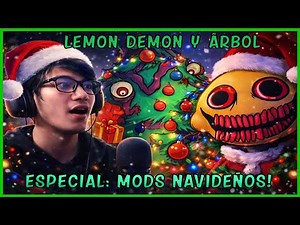 LEMON DEMON RETURNS AND WE FIGHT A TREE! - FNF CHRISTMAS MODS SPECIAL - SILVERD51