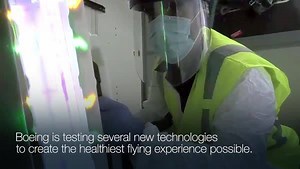 Our team is committed to finding innovative ways to minimize health risks on your air travel journey. See a few of the new technologies that are being tested. | The Boeing Company