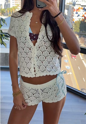 Stylish Crochet Swim Cover Up from Princess Polly