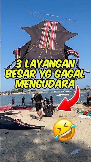 3 Moments When a Large Kite Failed to Fly #shorts