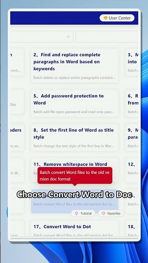 Batch convert Word files to DOC format on Windows