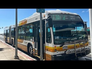 Thebus Honolulu Bus' 6040 Nova Bus LFSA Route A Line! U.H Manoa via Downtown Honolulu