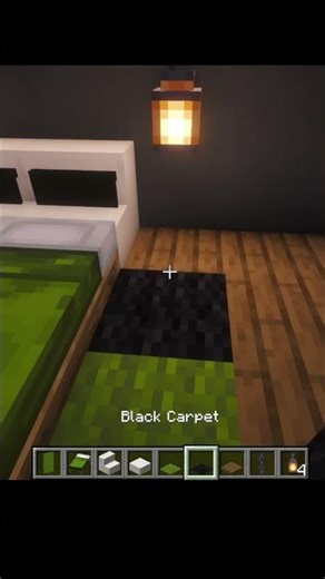 Natural themed bedroom. #minecraft #easyhouse #minecraftbuilding #minecraftbeauty #minecraftshorts