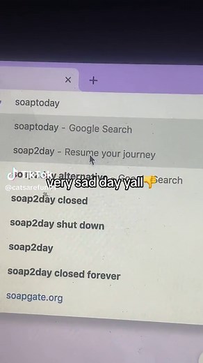we can still use soap2day.rs but it aint the same rip💔💔 #soap2day #soap2dayrip #ripsoap2day #no #sad #heartbroken #satire