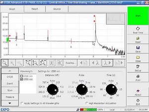 EXFO FTB 500 7400 OTDR Set up