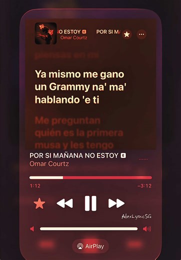 #omarcourtz #porsimañananoestoy #fyp #lyricsvideo #newalbum | omar courtz