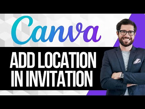 How to Add Location Link in Canva Invitation
