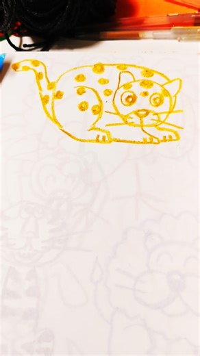 draw #panther with me 😁🐆🐆🐆 #drawing #drawwithme #art #cute #easydrawing #tutorial #howtodraw #howto