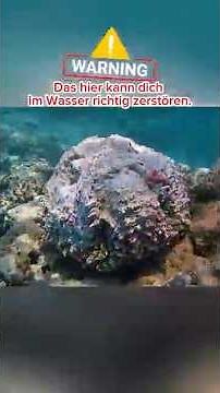 Steinfisch im Roten Meer – unsichtbar und extrem giftig!