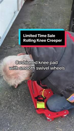 Experience Comfort with the Rolling Knee Creeper Kit
