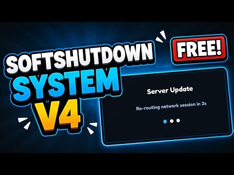 FREE SoftShutdown System V4! | Roblox Studio (Easy Setup)