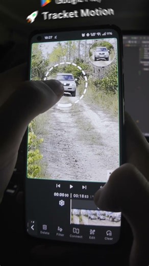 Testing my motion tracking video editor app for Android using video from: goldmember470 (TikTok)