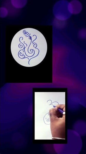 8 Sec vs 12 Sec Ganesha Drawing Challenge 😱✍️ | Lord Ganesha Speed Art #shorts