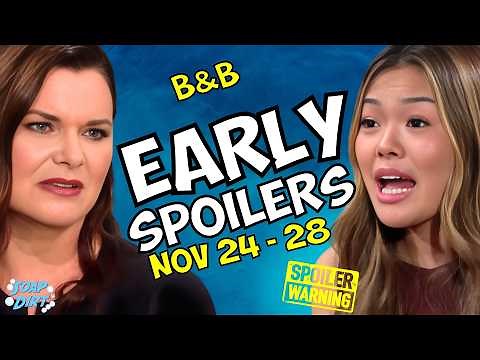 Bold and the Beautiful Early Spoilers Nov 24-28: Katie & Luna’s Lives at Risk | Soap Dirt