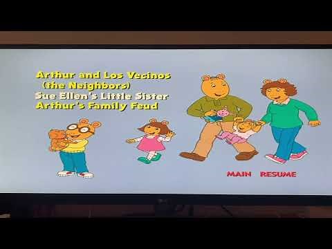 Arthur: Arthur’s Family Fun DVD Menu Walkthrough 2003
