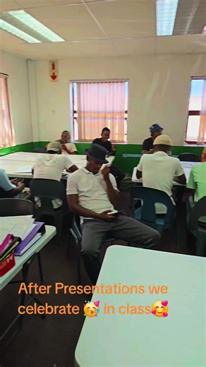 Celebrating After Presentations in Class