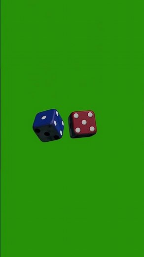 Rolling Dice Green Screen Effect 🎲 | Dice Roll Animation Green Screen #shorts#greenscreen