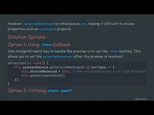 Resolving Promise Assignment to an Interface in Angular 7