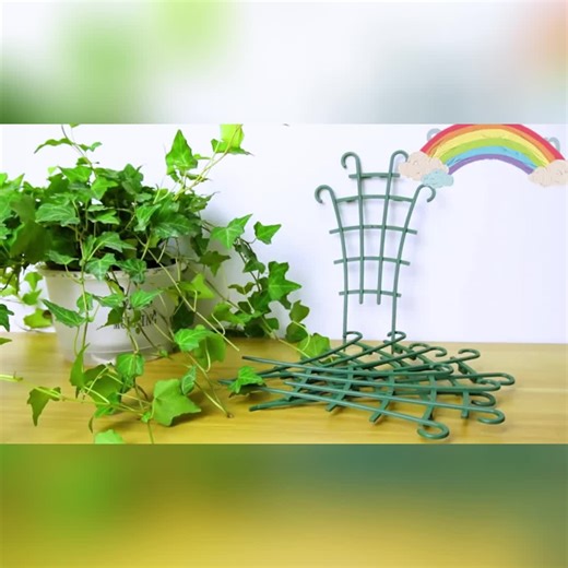 video, Garden Trellis, 2/4/6 Counts Stackable Plant Climbing Trellis, Indoor Plant Support, DIY P...