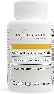 Integrative Therapeutics Clinical Nutrients HP - Daily Multivitamin for Vital Nutrients - Antioxidant Support for Men & Women* - No Added Iron - Dairy-Free - 60 Count (30 Servings)