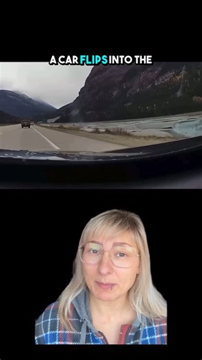 Bow Valley Insider on Instagram: "Car Flips Into River Near Field, BC. A viral dash cam video posted Oct. 15 shows a car swerving off Highway 1 and plunging into the river about 2 km east of Field. The driver and passenger escaped but reportedly fled the scene in another vehicle. Why? Your guess is as good as ours. We reached out to RCMP, but no details have been released. Leaving the scene of a crash can carry fines up to $2,000. #field #bc #britishcolumbia #carcrash"