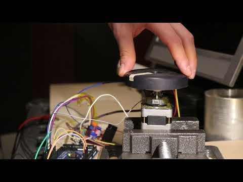 Compliant Positional Control on a Stepper Motor using FOC (Vector Control)