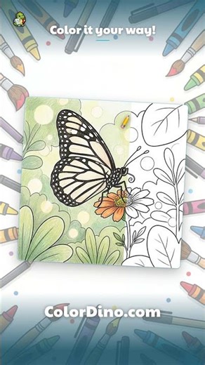 Butterfly Coloring Pages for Kids - Free Printable! #coloringpages