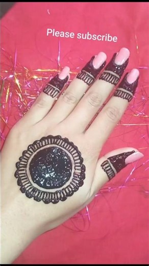 Beautiful back hand mehndi design tricks #diy #mehndi trick