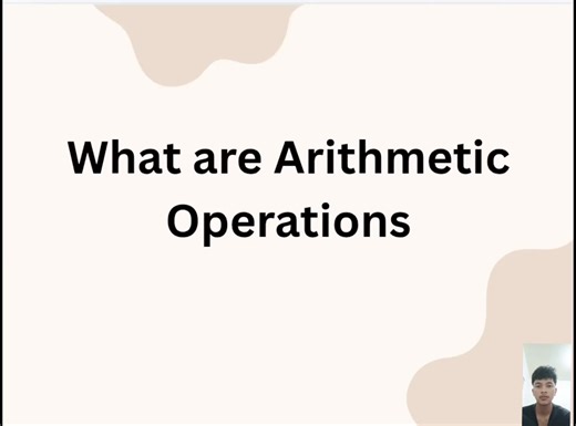 Vlog 16 Arithmetic operators ( ,-,*,/,%). | Carl's Vlog