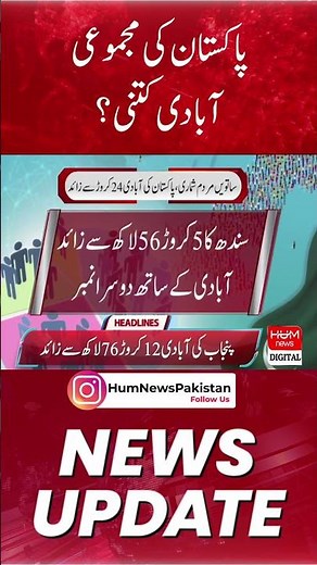 Total population of Pakistan? | census