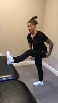 Standing hamstring PNF stretch