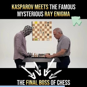 Mastery Meets Mystery: Legendary GM Garry Kasparov vs. Mysterious Masked Guy Ray Enigma. Prepare for an electrifying chess battle as we plunge into the epic clash between the iconic GM Garry Kasparov and the enigmatic, famous mask-wearing Ray Enigma. Anticipation is in the air, strategies are intense, and the stakes are considerable. #ChessInfinity #Chess | Chess Infinity