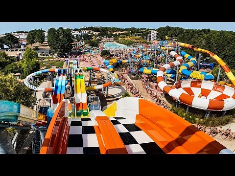 Waterslides at Atlantic Toboggan 🇫🇷 Including the NEW ONE! 🤯