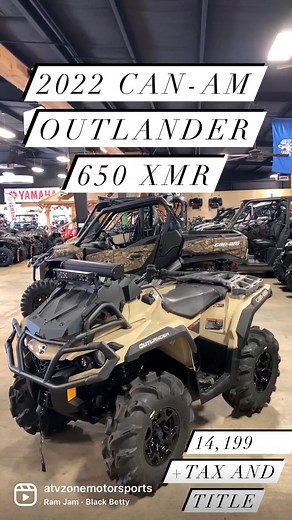 With this 2022 Can-Am Outlander 650 XMR the mud doesn’t stand a chance. This bike is rigged out with a 3500lb winch, 12in led light bar, and six speaker sound bar. If your interested give us a call at 985-747-1550 or stop by the shop. #atvzone #canam #outlander #mudriding