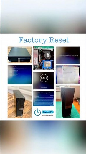 Dell PC Factory Reset #dell #factoryreset #windows