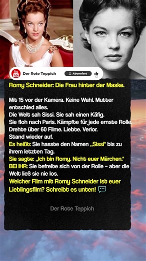 Romy Schneider: Die Wahrheit hinter Sissi 💔