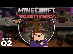 Building the FNAF Security Breach Pizzaplex in Minecraft! - Part 2