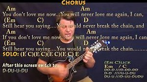 The Chain (Fleetwood Mac) Mandolin Cover Lesson with Chords/Lyrics Chords - ChordU