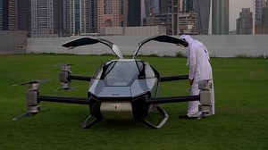 Video. Chinese firm tests a two-passenger electric flying taxi in Dubai