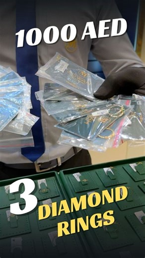 Maharaja Gold and Diamonds Abu dhabi on Instagram: "💍 3 Diamond Ring ✨ Only 1000 AED Luxury that fits your budget 💎 Limited stock – grab yours today! [Diamond Ring, Affordable Jewelry, Luxury Rings, Diamond Jewellery UAE, Budget Luxury, Gift Ring, Engagement Ring] #DiamondRing #3DiamondRing #1000AED #MaharajaGoldAndDiamond #MaharajaJewellery MaharajaGold MaharajaDiamondsLightweightJewellery DesignerJewellery"