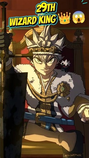 Asta Becomes Wizard King?! 👑🔥 #blackclover #asta