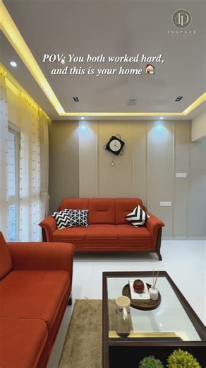POV: You both worked hard & now this is your home🏡 | Inspace Design Studio